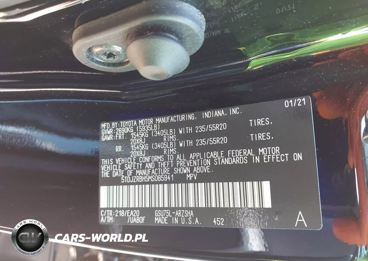 2021 Toyota Highlander Xse VIN:5TDJZRBH5MS085941 - 9