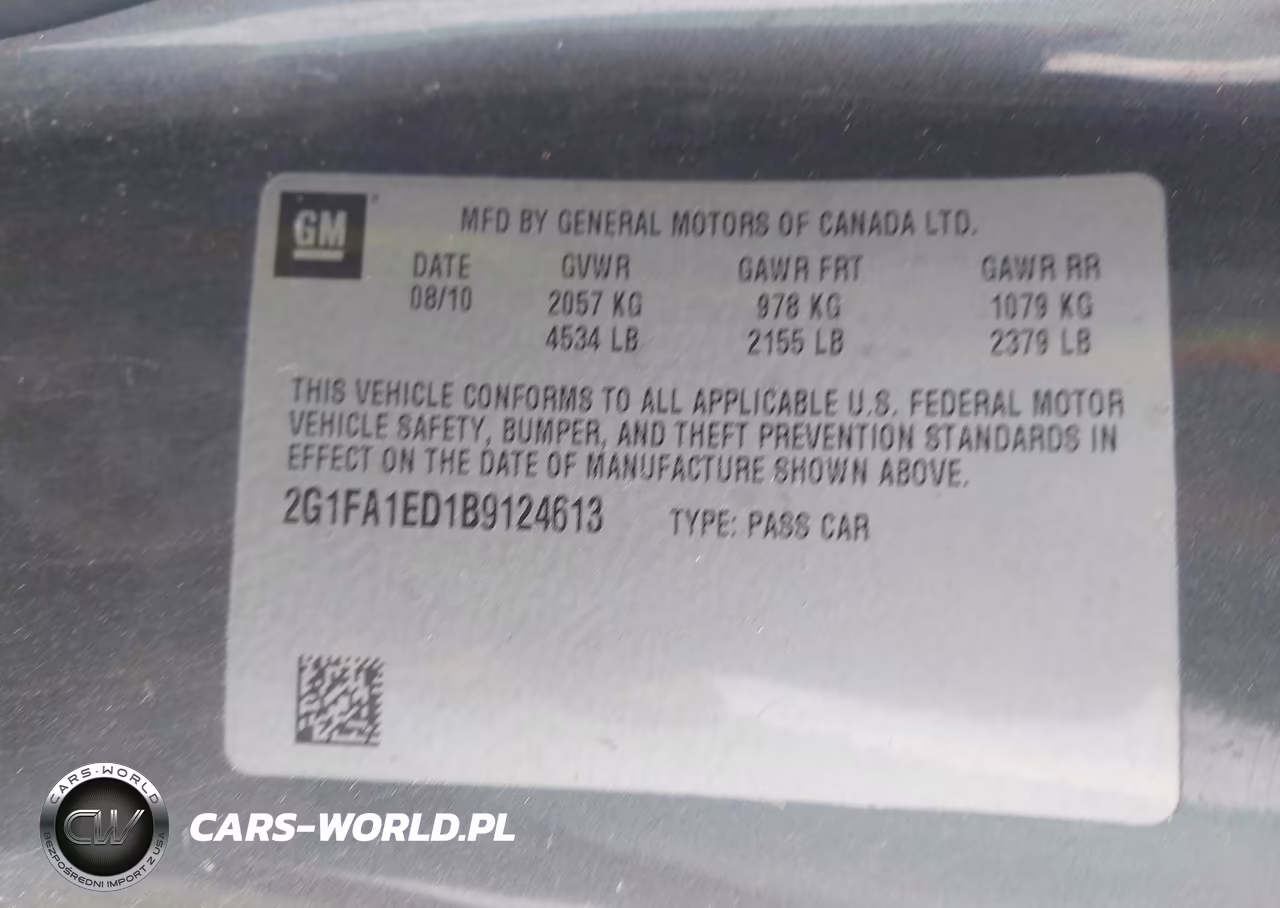 2011 Chevrolet Camaro 2Ls VIN:2G1FA1ED1B9124613 - 9