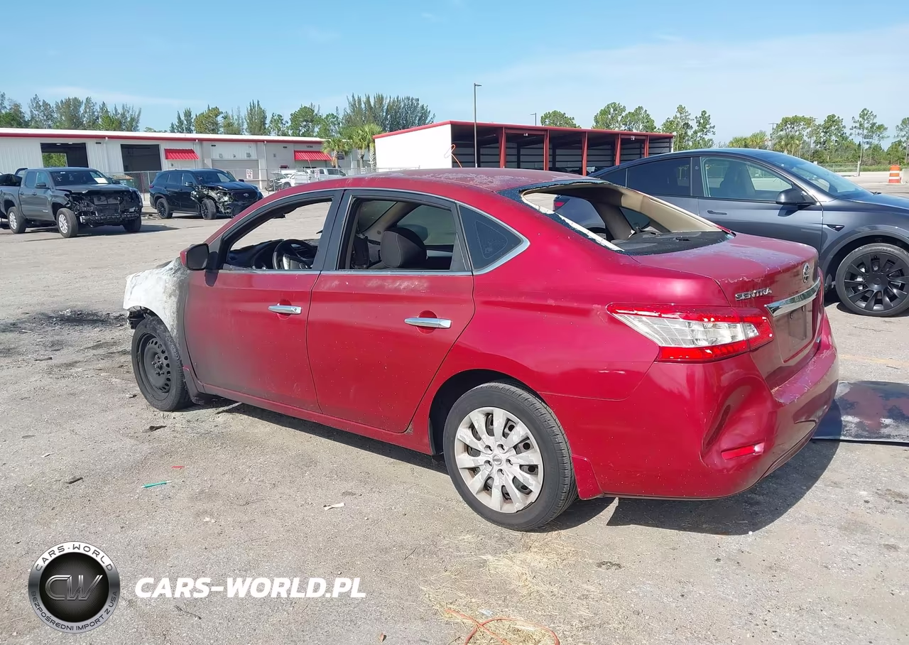2014 Nissan Sentra Fe+ S-Fe+ Sv-S-Sl-Sr-Sv VIN:3N1AB7AP0EY233184 - 3
