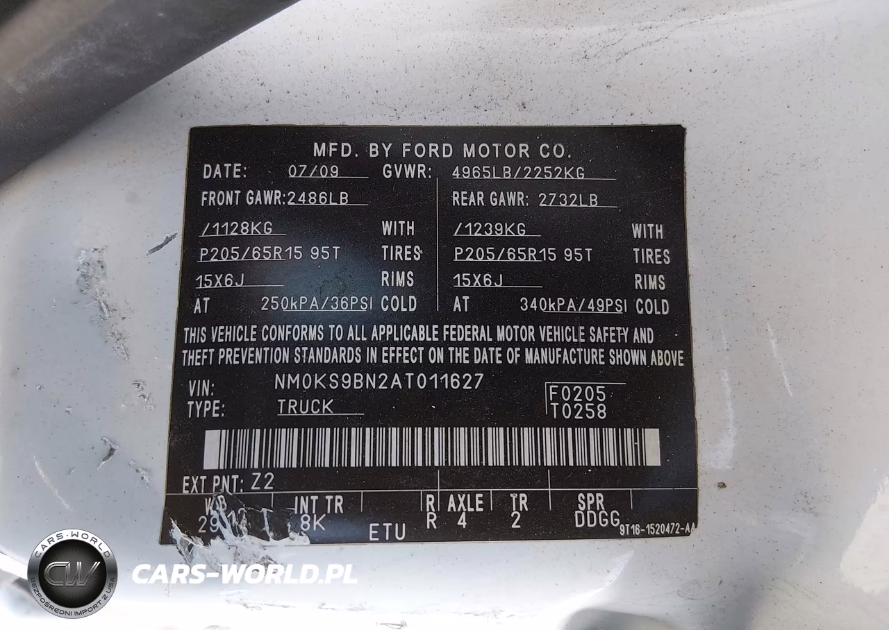 2010 Ford Transit Connect Xlt VIN:NM0KS9BN2AT011627 - 9