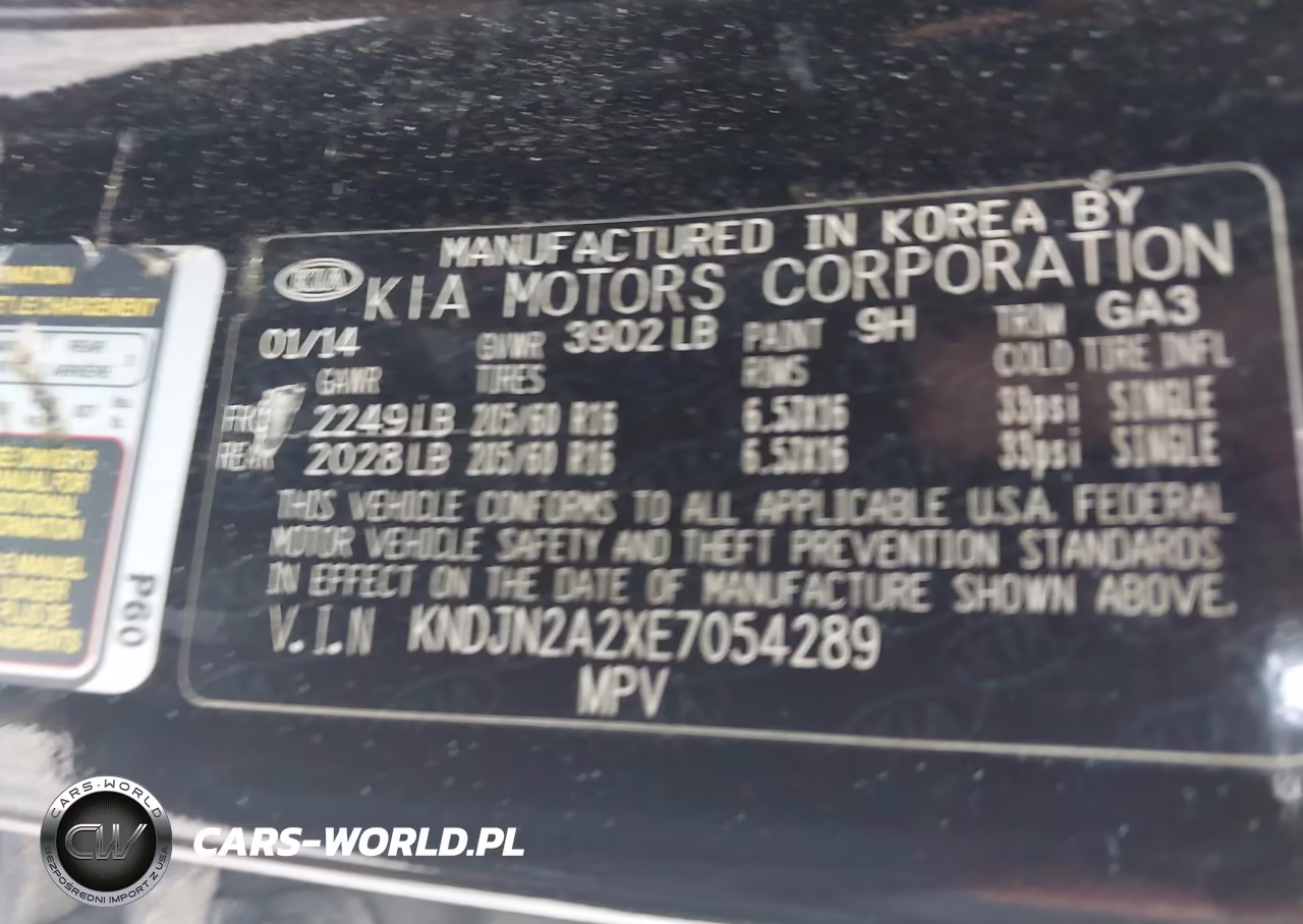 2014 Kia Soul VIN:KNDJN2A2XE7054289 - 9