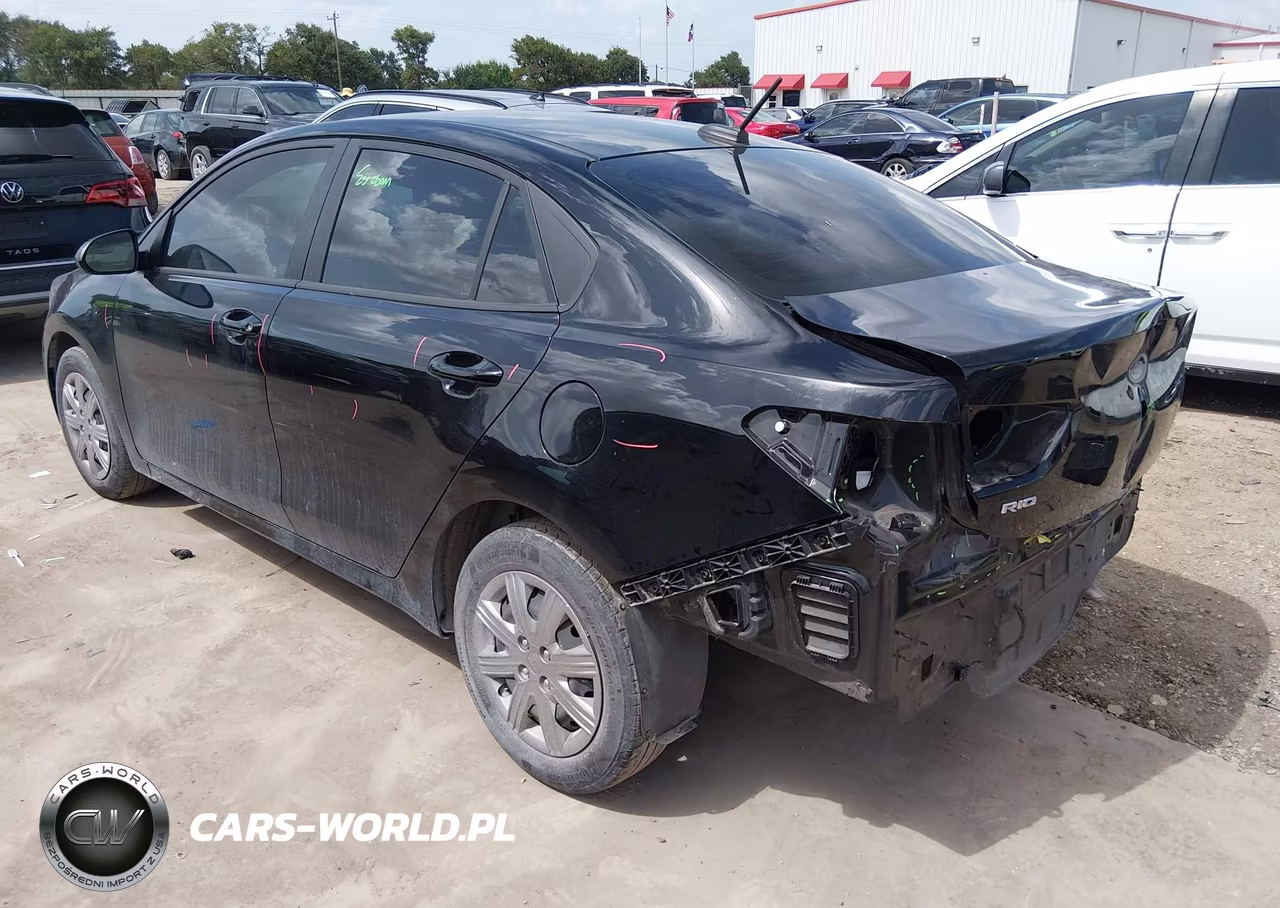 2021 Kia Rio Lx VIN:3KPA24ADXME408218 - 3