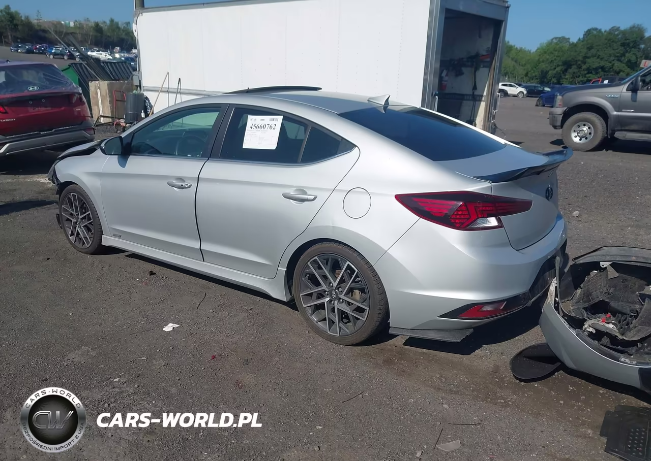 2019 Hyundai Elantra Sport VIN:KMHD04LB4KU887308 - 3