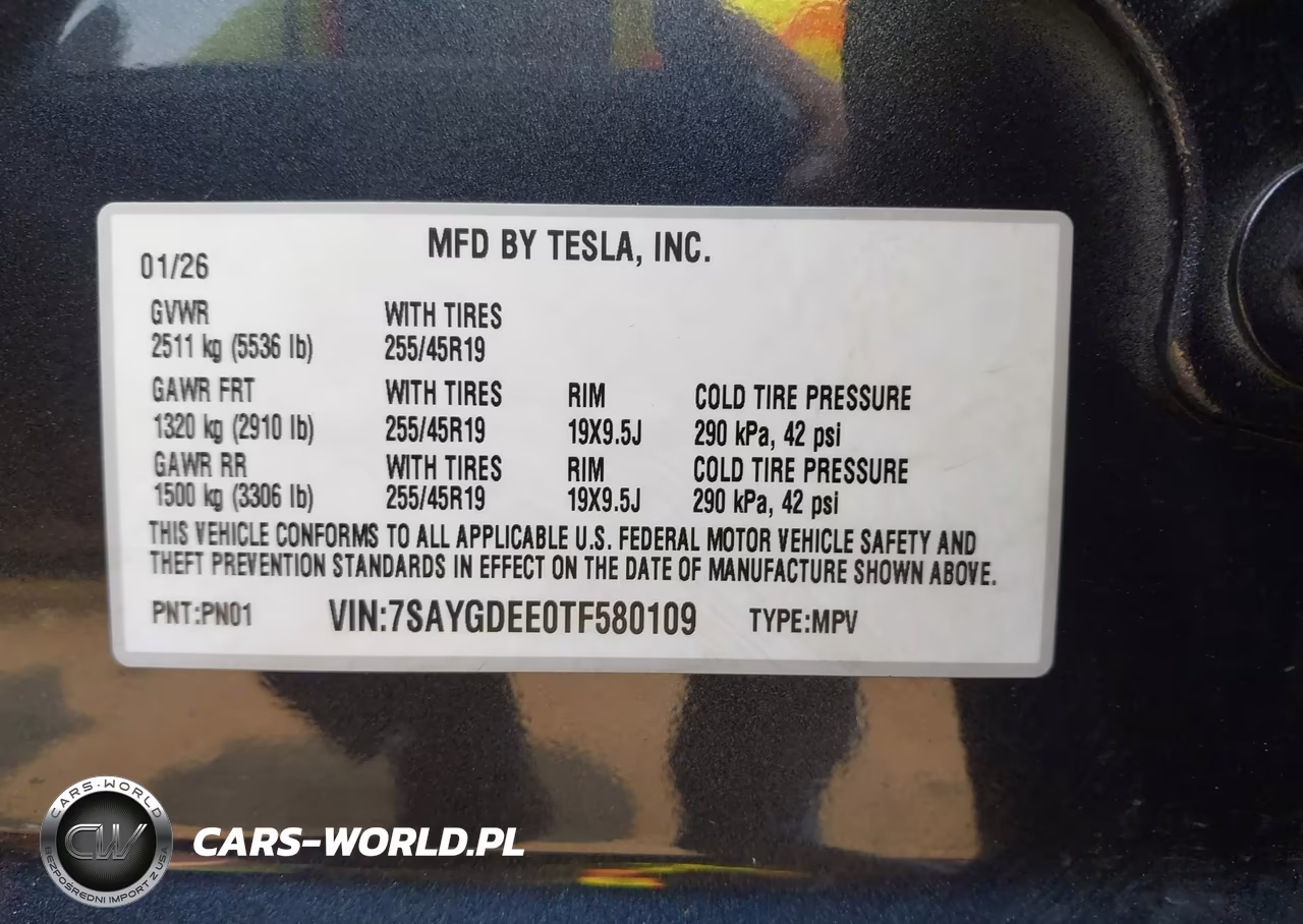 2026 Tesla Model Y All-Wheel Drive-Long Range Launch Series-Premium All-Wheel Drive VIN:7SAYGDEE0TF580109 - 9