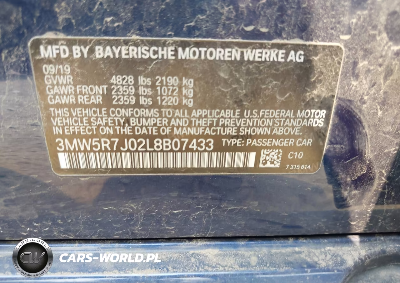 2020 BMW 330I xDrive VIN:3MW5R7J02L8B07433 - 9