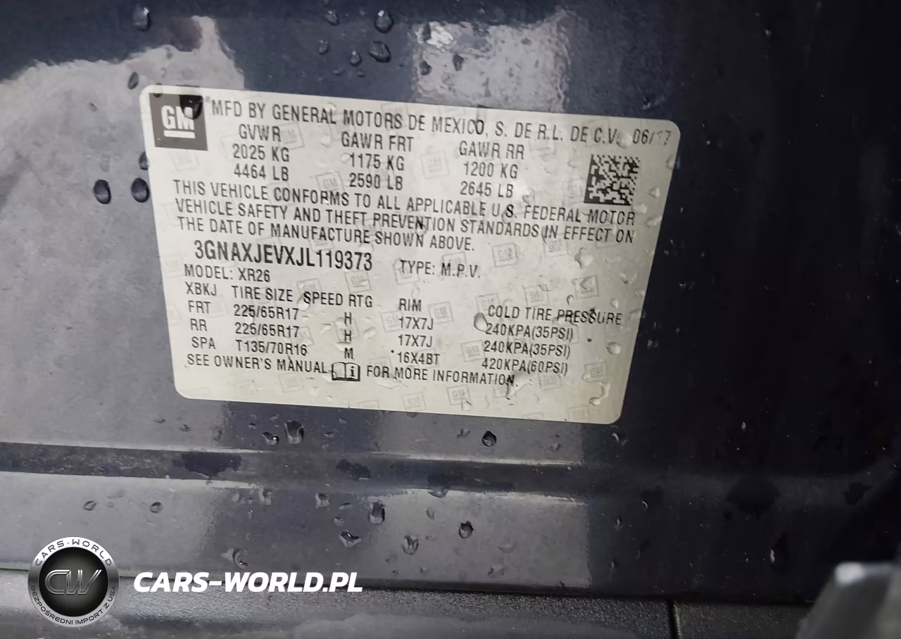 2018 Chevrolet Equinox Lt VIN:3GNAXJEVXJL119373 - 9