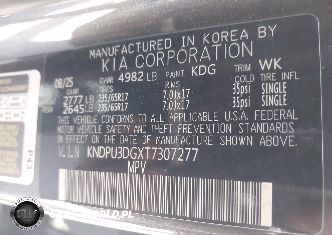 2026 Kia Sportage Hybrid Lx VIN:KNDPU3DGXT7307277 - 9