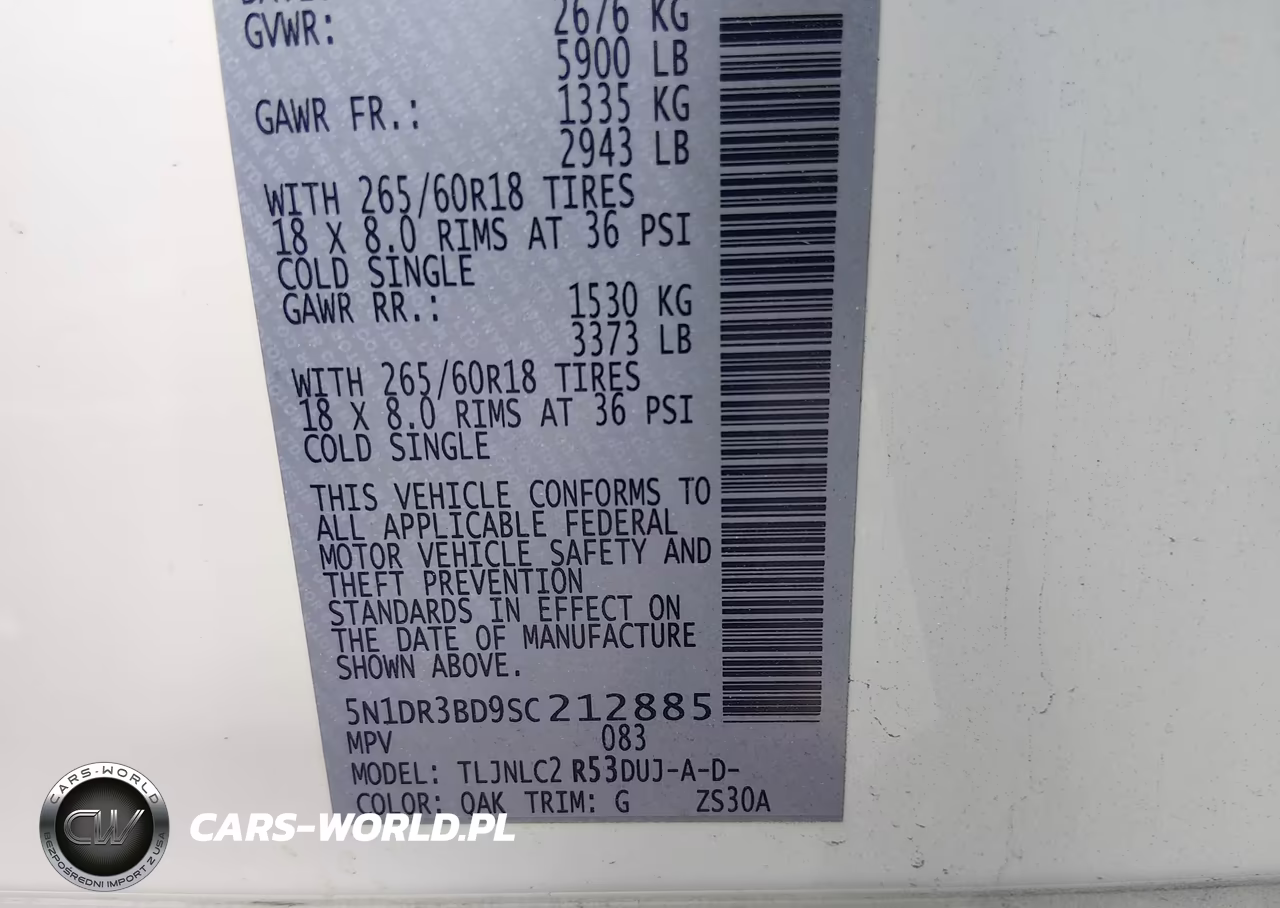 2025 Nissan Pathfinder Rock Creek 4Wd VIN:5N1DR3BD9SC212885 - 9