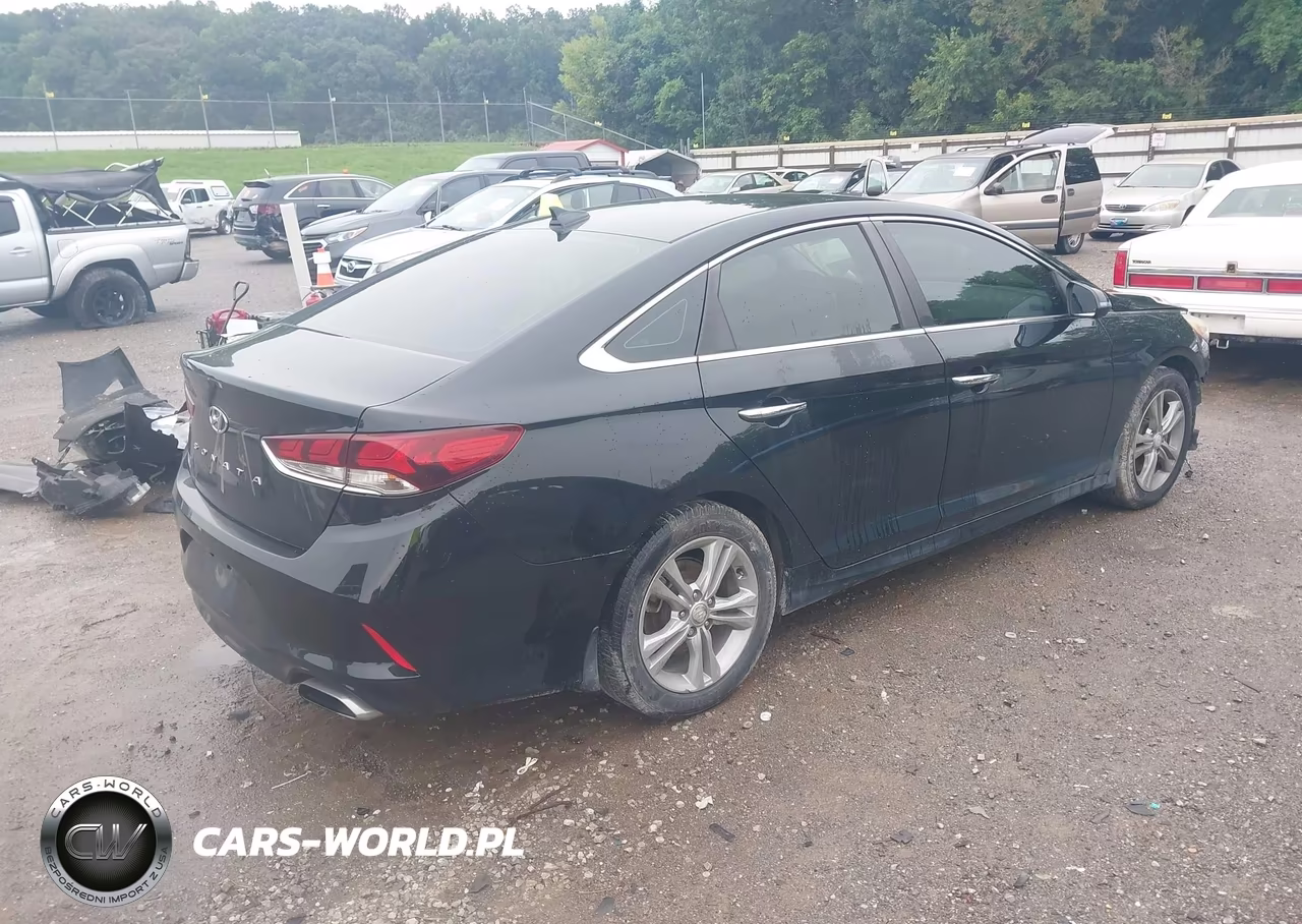 2018 Hyundai Sonata Sel VIN:5NPE34AF3JH616545 - 4
