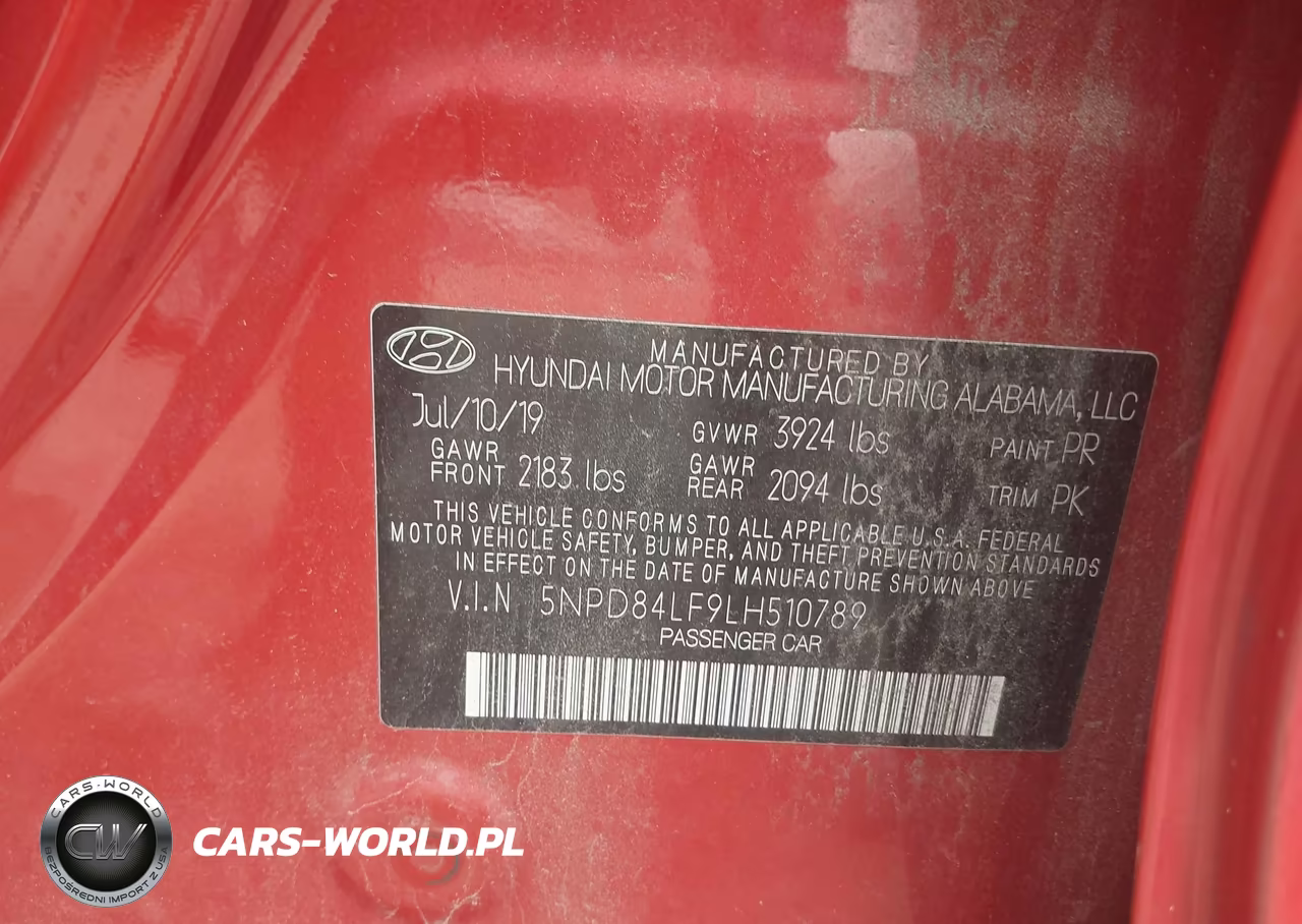 2020 Hyundai Elantra Sel VIN:5NPD84LF9LH510789 - 9