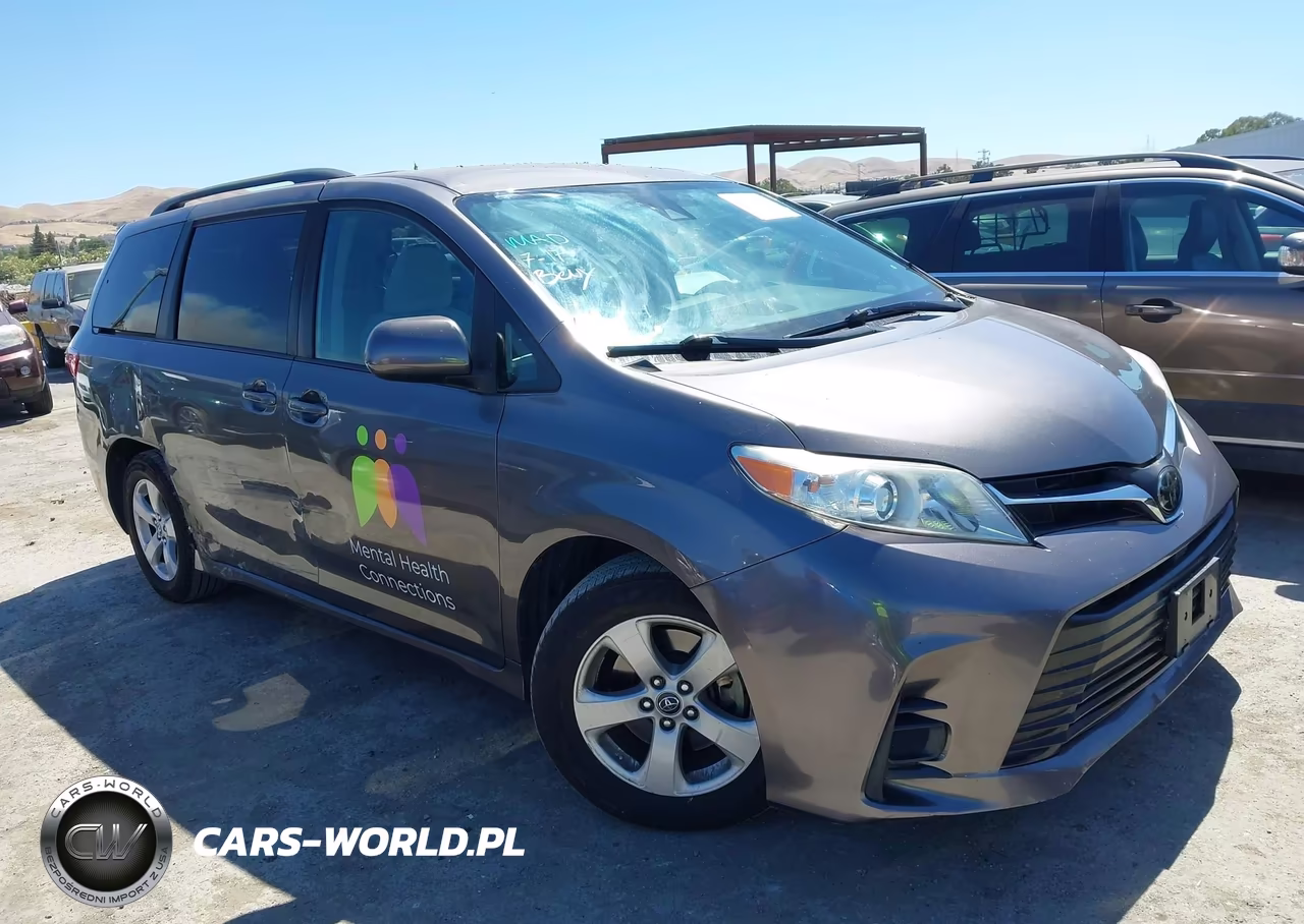 2020 Toyota Sienna Le VIN:5TDKZ3DC3LS049277 - 1