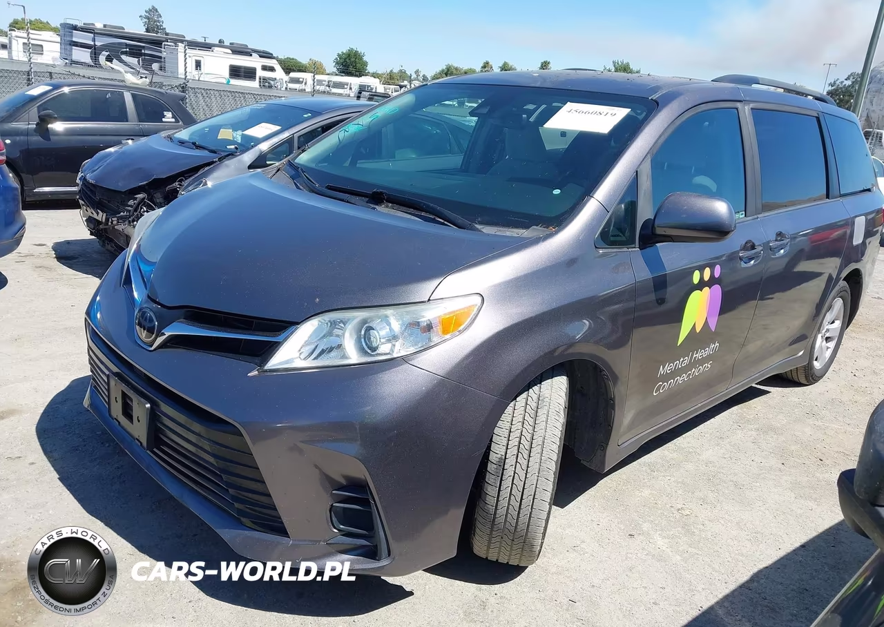 2020 Toyota Sienna Le VIN:5TDKZ3DC3LS049277 - 2