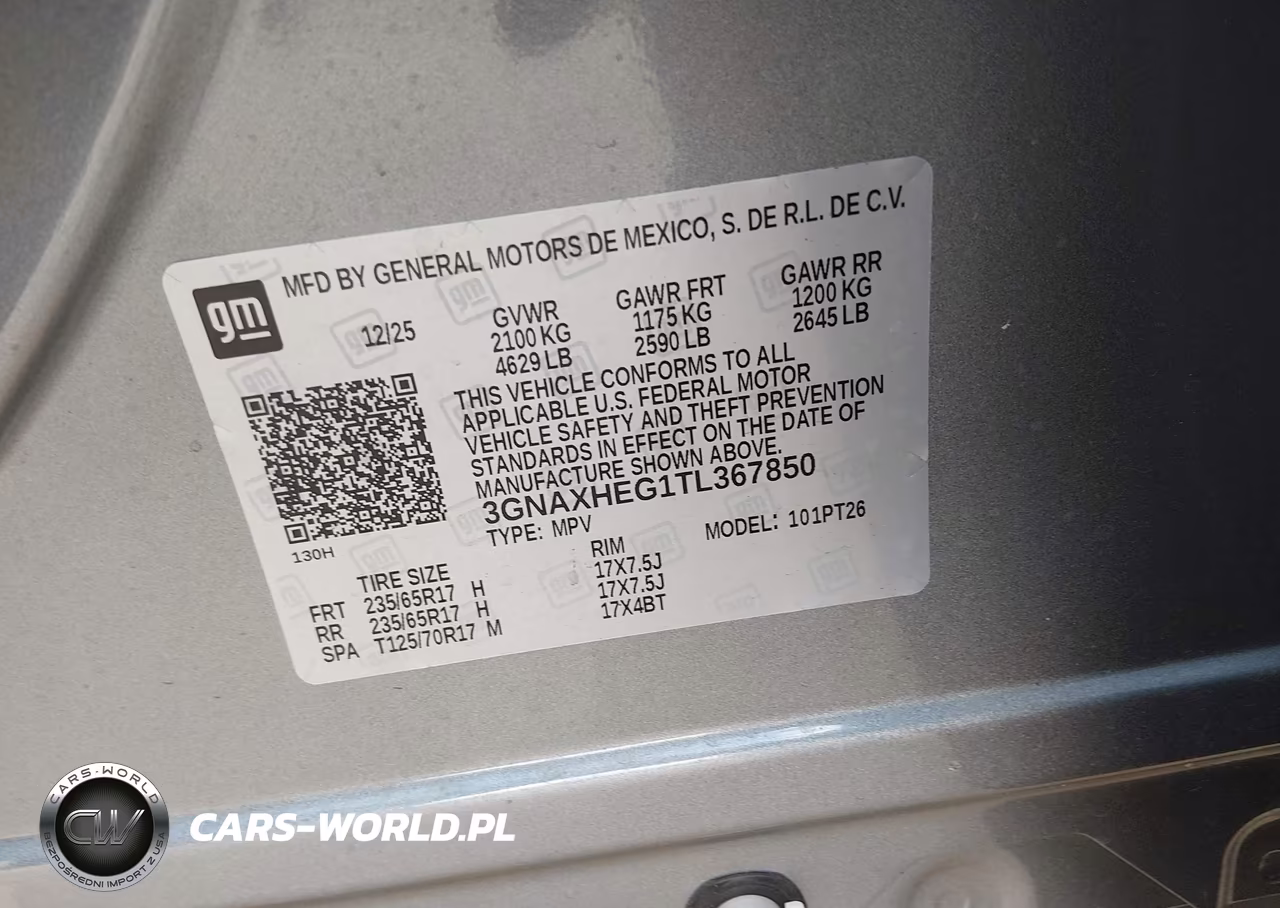 2026 Chevrolet Equinox Fwd Lt VIN:3GNAXHEG1TL367850 - 9