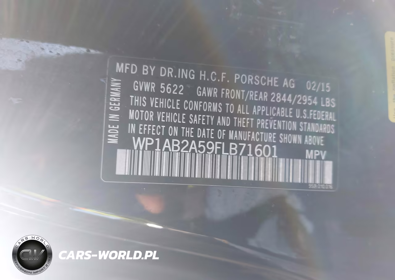 2015 Porsche Macan S VIN:WP1AB2A59FLB71601 - 9