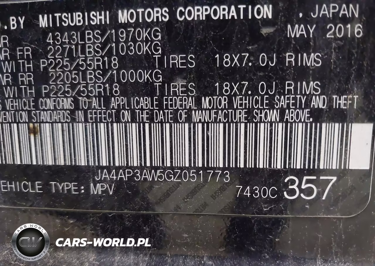 2016 Mitsubishi Outlander Sport 2.4 Es VIN:JA4AP3AW5GZ051773 - 9
