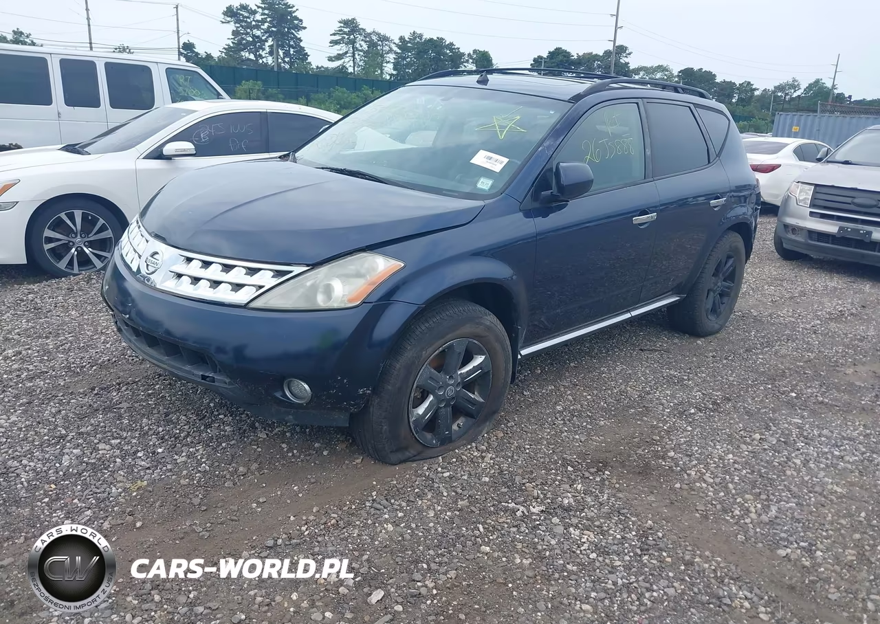 2007 Nissan Murano Sl VIN:JN8AZ08W07W628509 - 2