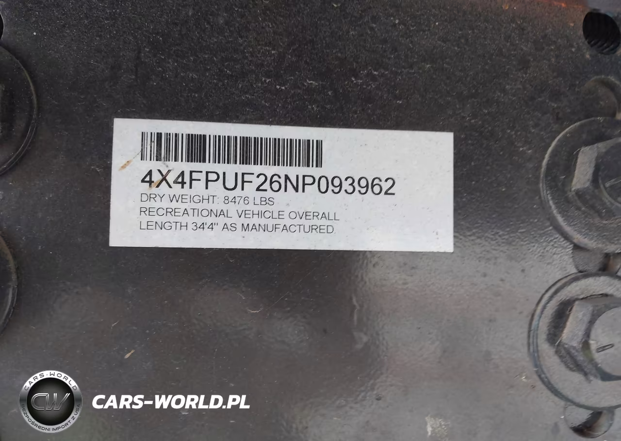 2022 Palomino Other VIN:4X4SPUF26NP093962 - 9
