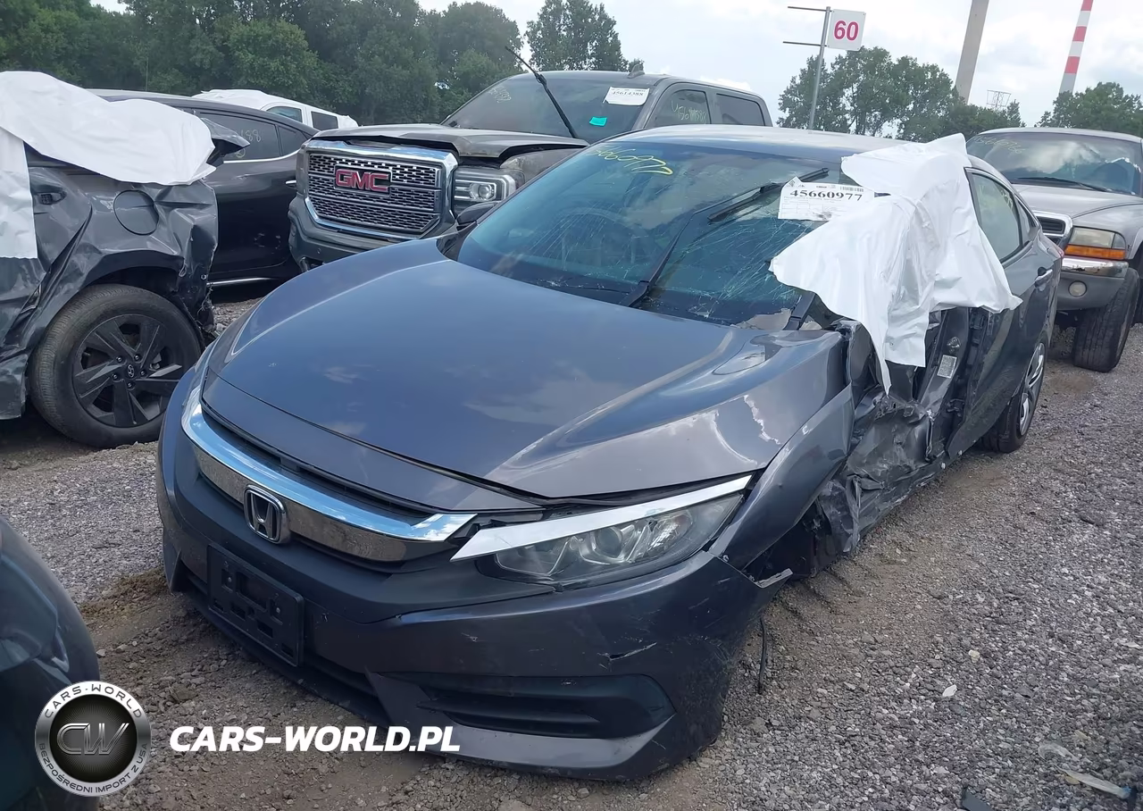 2017 Honda Civic Lx VIN:19XFC2F50HE030196 - 2