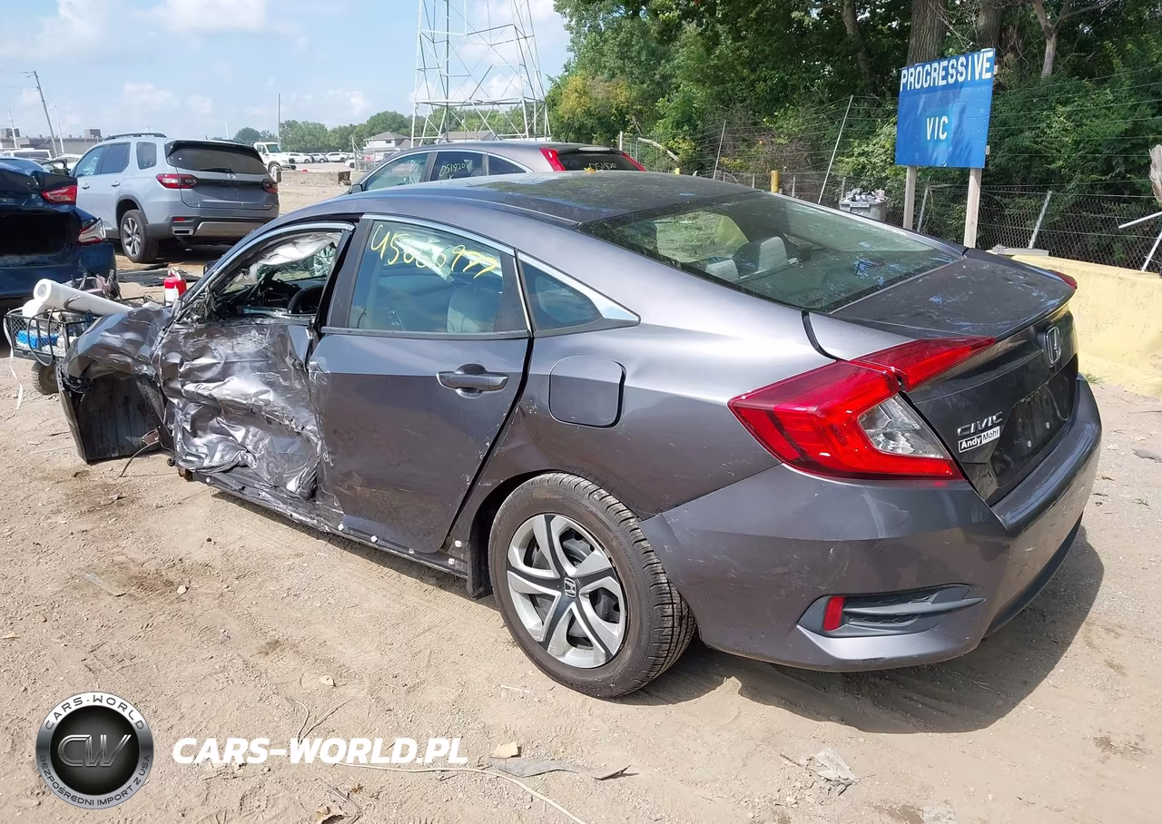 2017 Honda Civic Lx VIN:19XFC2F50HE030196 - 3