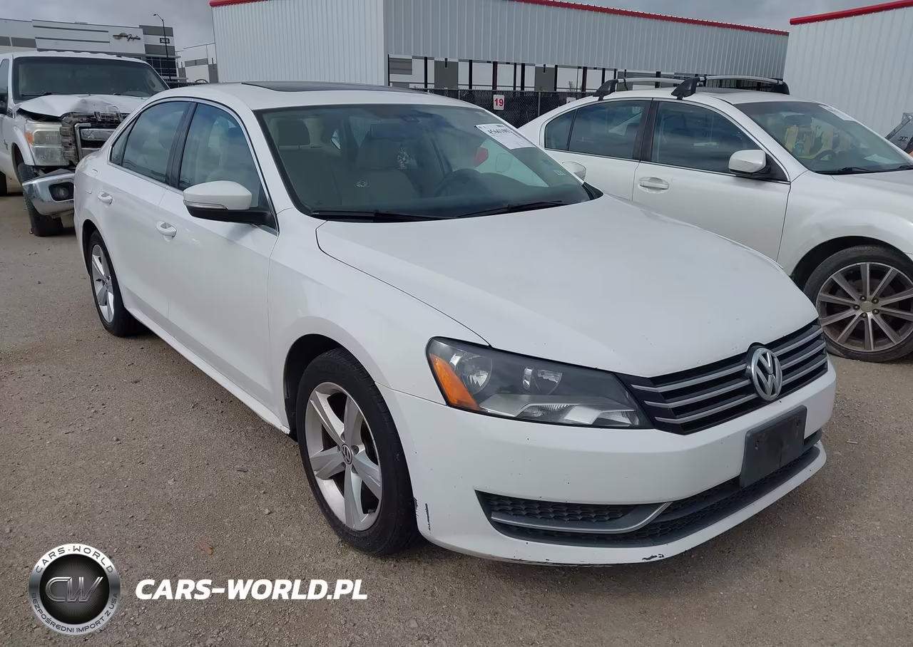 2013 Volkswagen Passat 2.5L Se VIN:1VWBH7A38DC007301 - 1