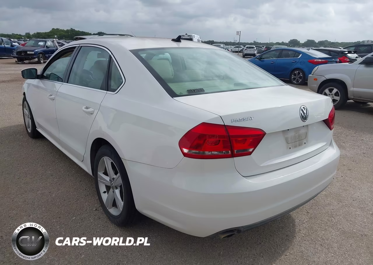 2013 Volkswagen Passat 2.5L Se VIN:1VWBH7A38DC007301 - 3
