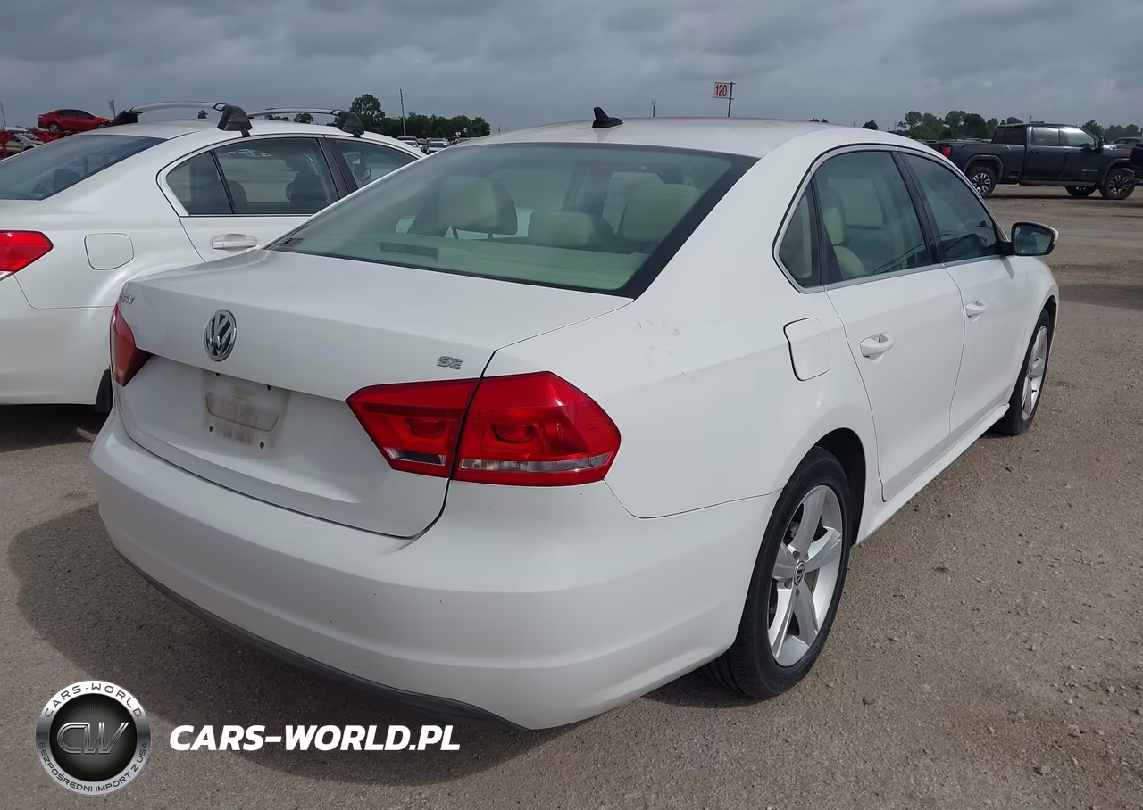 2013 Volkswagen Passat 2.5L Se VIN:1VWBH7A38DC007301 - 4
