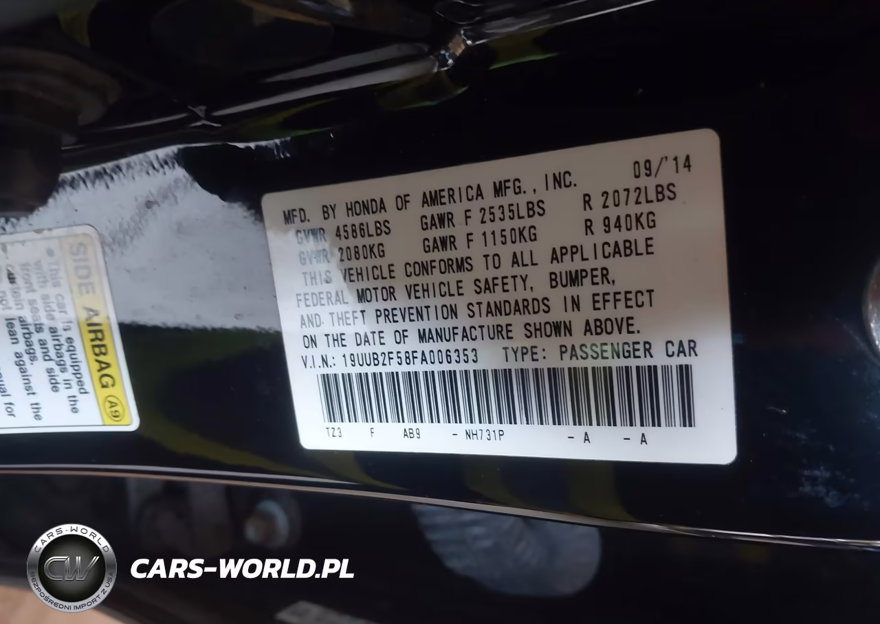 2015 Acura Tlx V6 Tech VIN:19UUB2F58FA006353 - 9