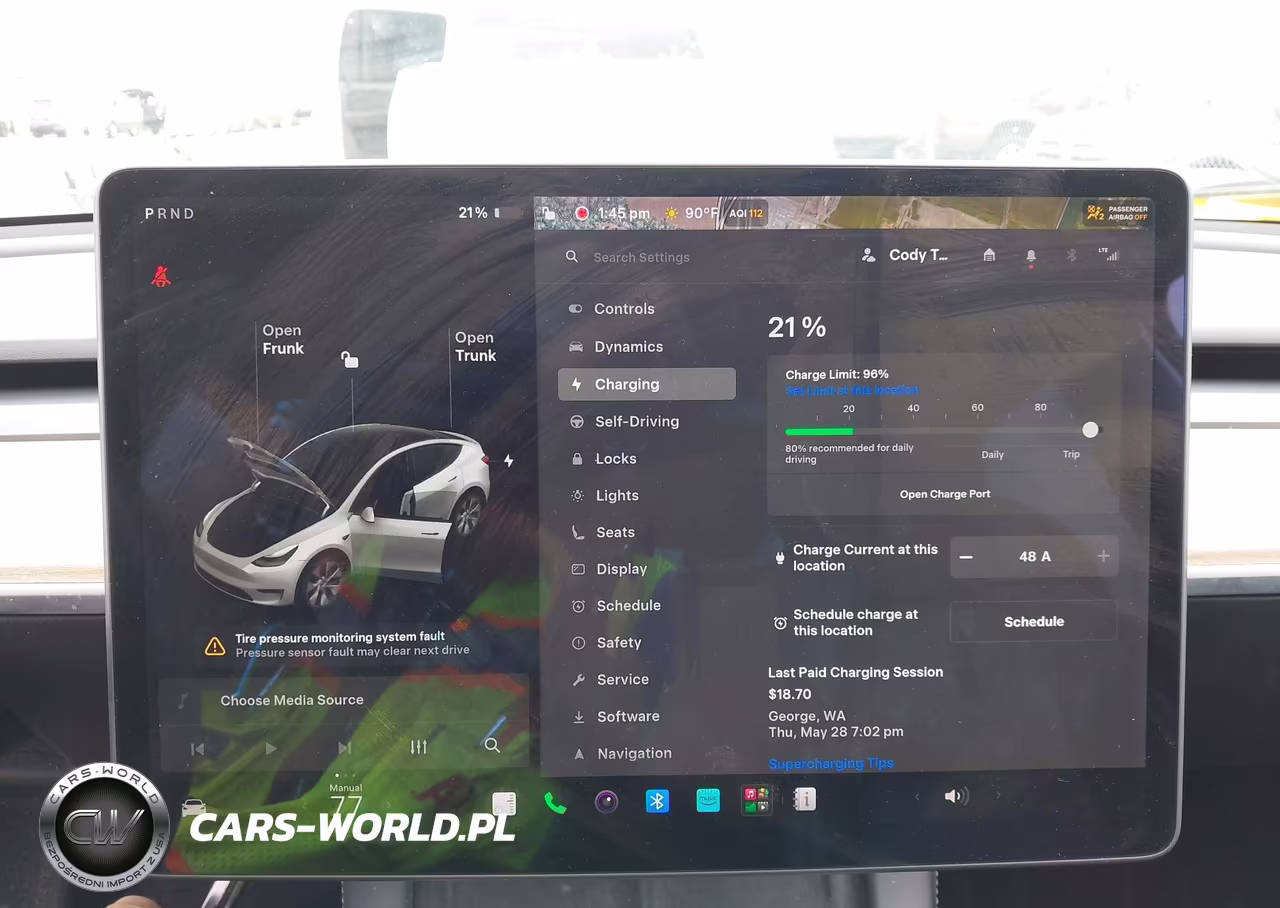 2021 Tesla Model Y Long Range Dual Motor All-Wheel Drive VIN:5YJYGDEE4MF287411 - 17