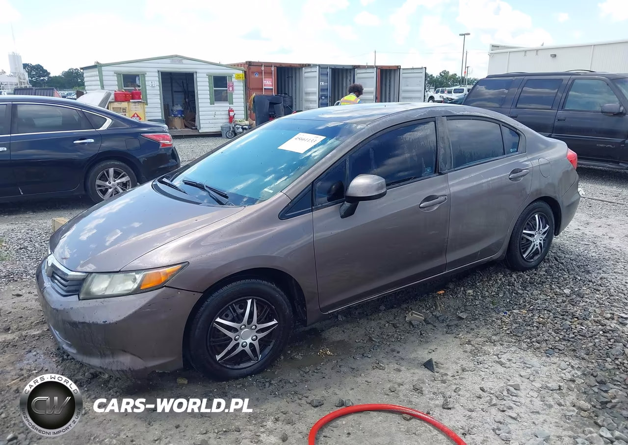 2012 Honda Civic Lx VIN:2HGFB2F58CH547960 - 2