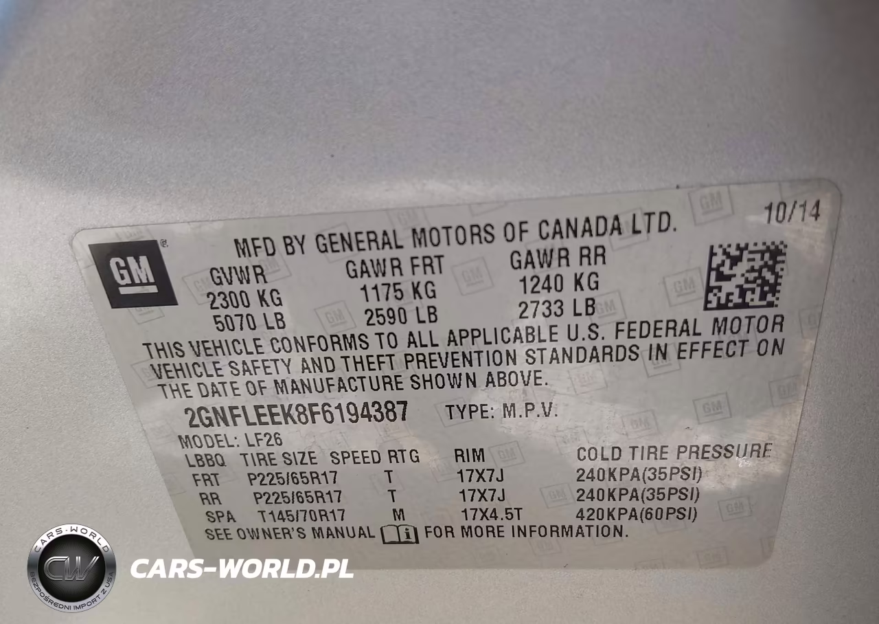 2015 Chevrolet Equinox Ls VIN:2GNFLEEK8F6194387 - 9