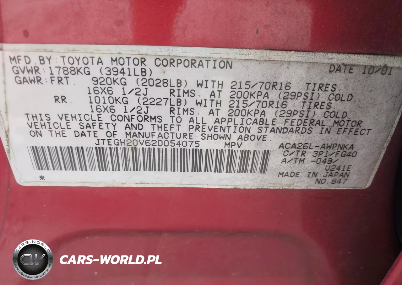 2002 Toyota Rav4 VIN:JTEGH20V620054075 - 9