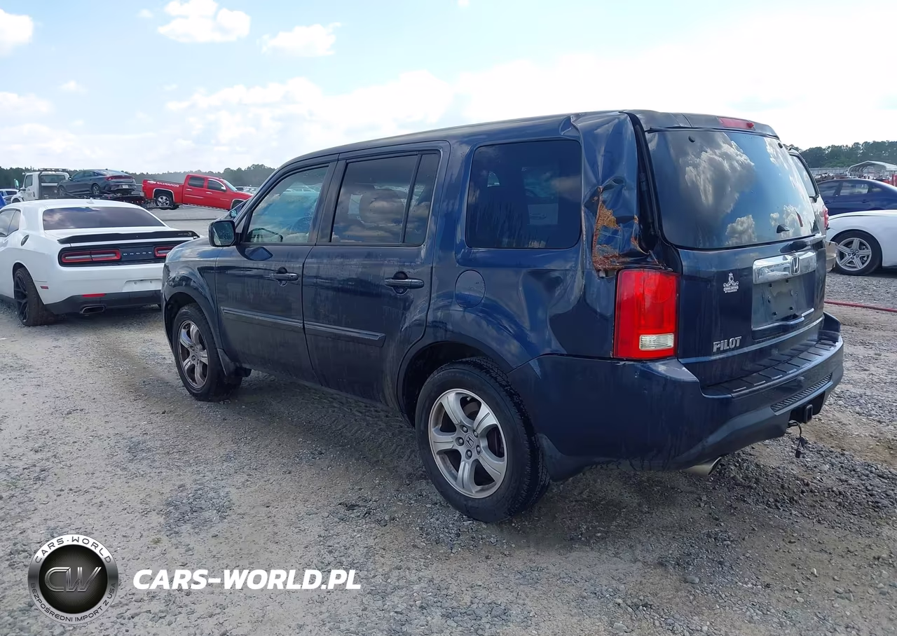 2012 Honda Pilot Ex-L VIN:5FNYF3H52CB036359 - 3