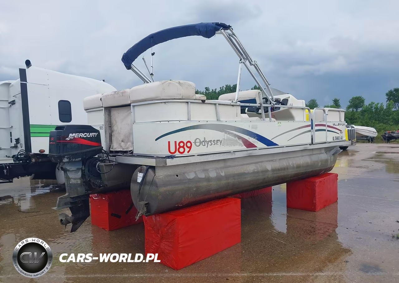 2003 Odyssey Millenium Pontoon Boat VIN:00000FRUA6819H203 - 4