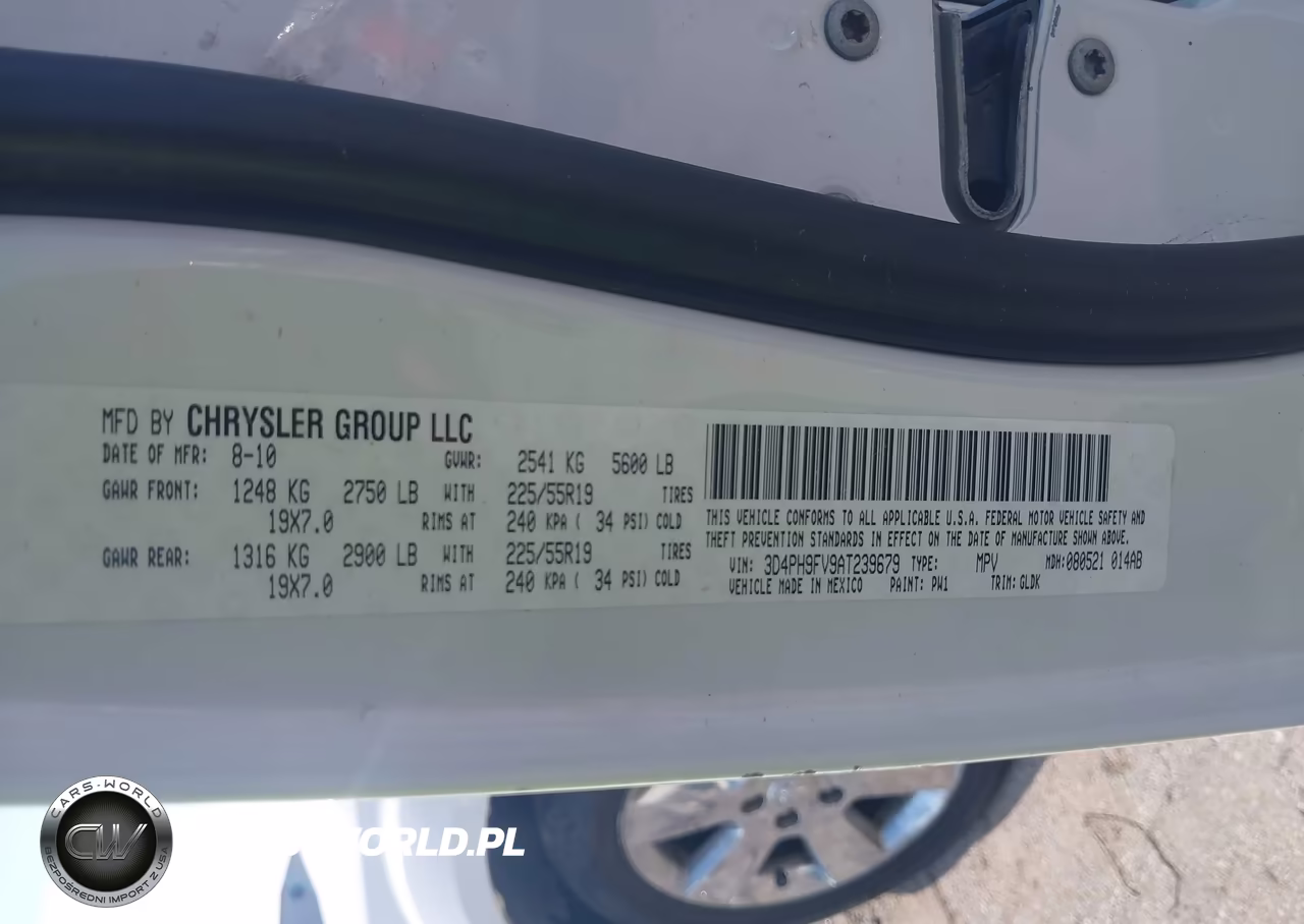 2010 Dodge Journey R-T VIN:3D4PH9FV9AT239679 - 9