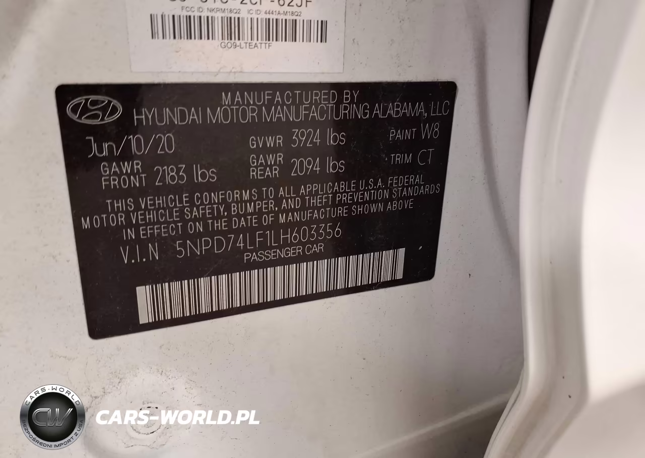2020 Hyundai Elantra Se VIN:5NPD74LF1LH603356 - 9