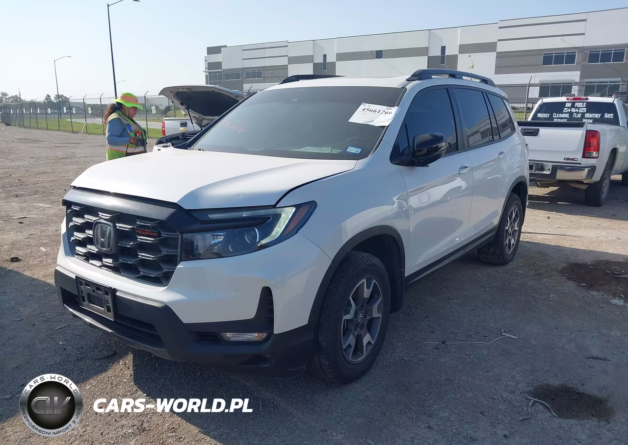 2022 Honda Passport Awd Trailsport VIN:5FNYF8H69NB022144 - 2
