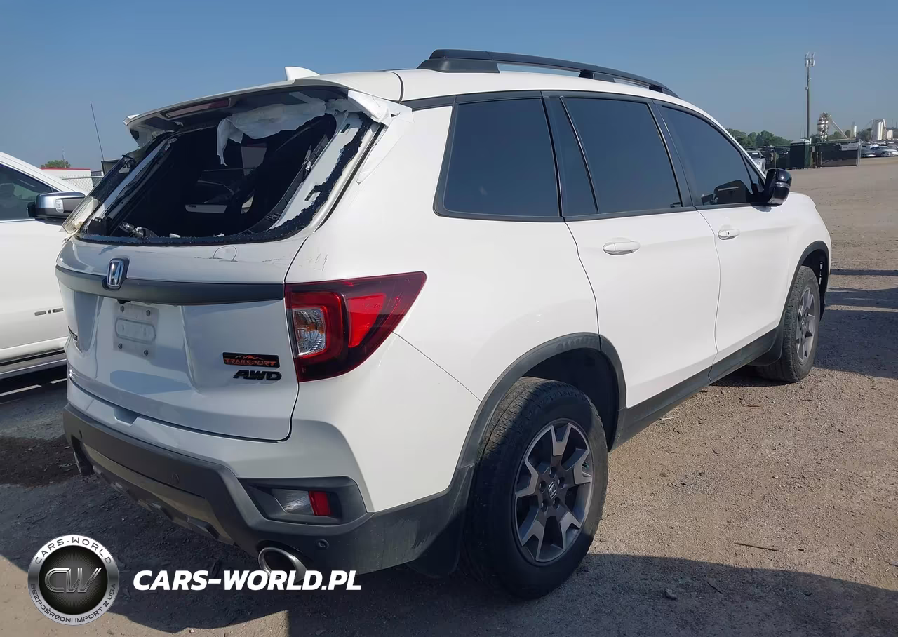 2022 Honda Passport Awd Trailsport VIN:5FNYF8H69NB022144 - 4