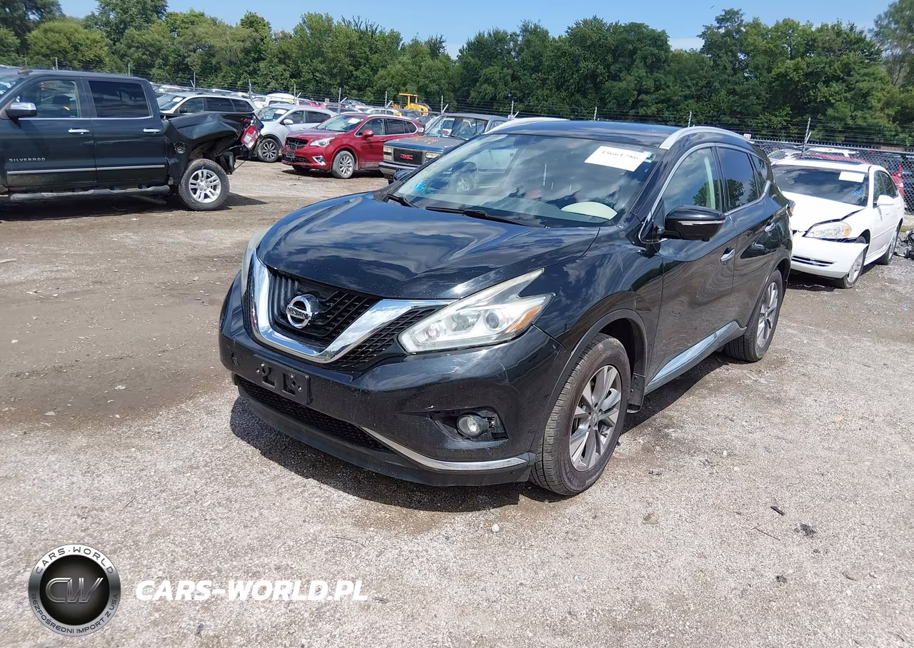 2015 Nissan Murano Sl VIN:5N1AZ2MH2FN230698 - 2