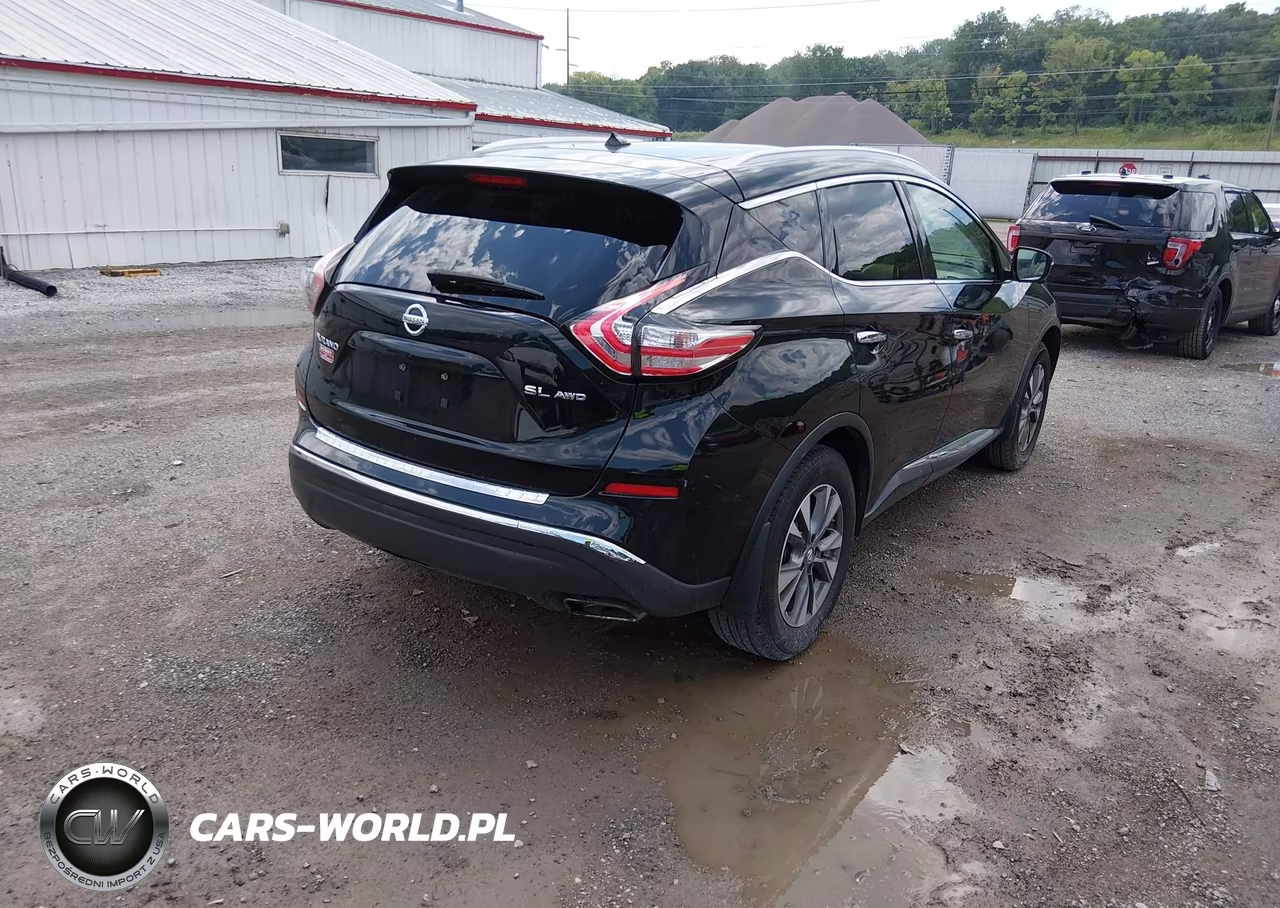2015 Nissan Murano Sl VIN:5N1AZ2MH2FN230698 - 4