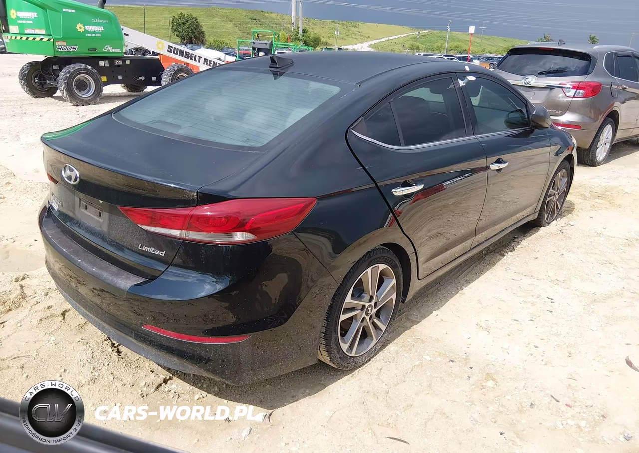 2017 Hyundai Elantra Limited VIN:5NPD84LF6HH032757 - 4