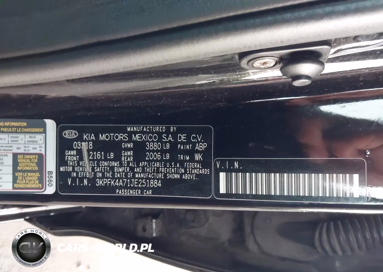 2018 Kia Forte Lx VIN:3KPFK4A71JE251884 - 9