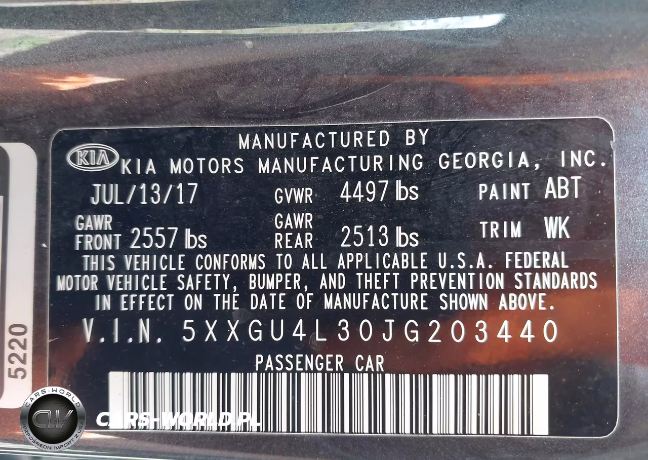 2018 Kia Optima Ex VIN:5XXGU4L30JG203440 - 9