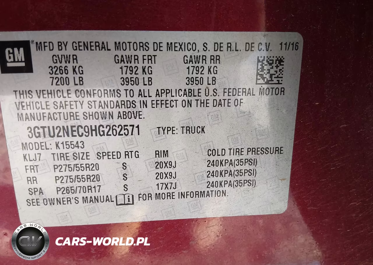 2017 GMC Sierra 1500 Slt VIN:3GTU2NEC9HG262571 - 9