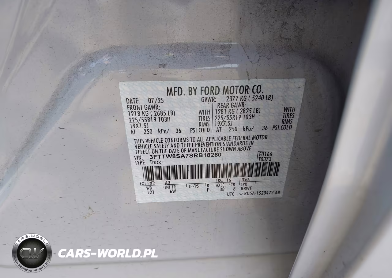 2025 Ford Maverick Lariat VIN:3FTTW8SA7SRB18260 - 9