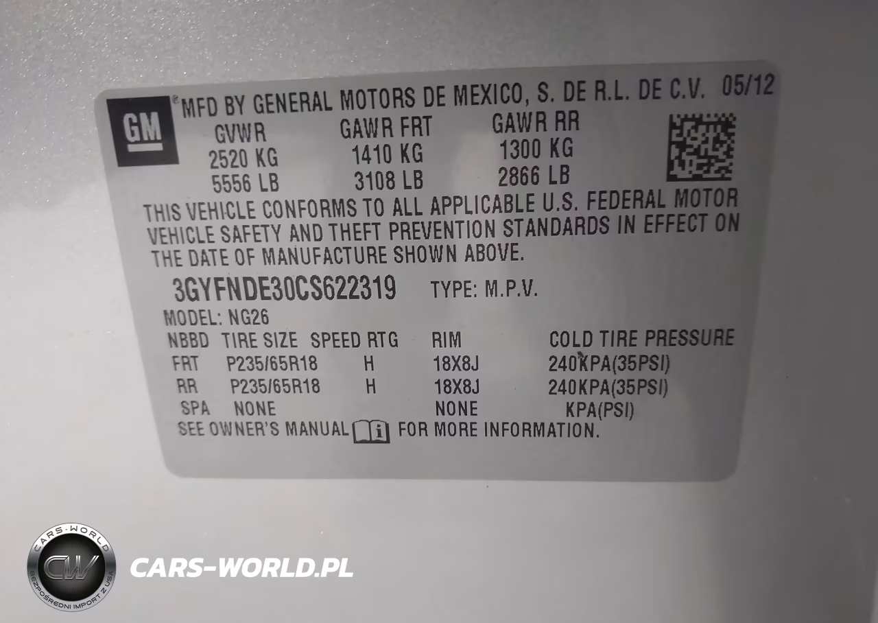 2012 Cadillac Srx Luxury Collection VIN:3GYFNDE30CS622319 - 9