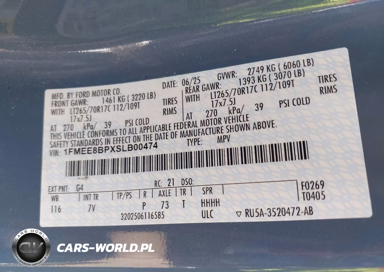 2025 Ford Bronco Outer Banks VIN:1FMEE8BPXSLB00474 - 9