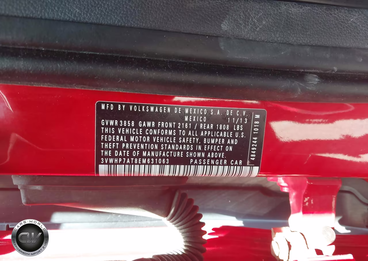 2014 Volkswagen Beetle 2.5L VIN:3VWHP7AT8EM631063 - 9