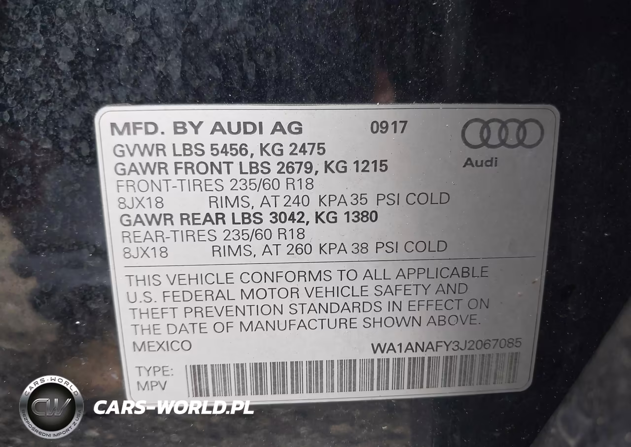 2018 Audi Q5 2.0T Premium-2.0T Tech Premium VIN:WA1ANAFY3J2067085 - 9