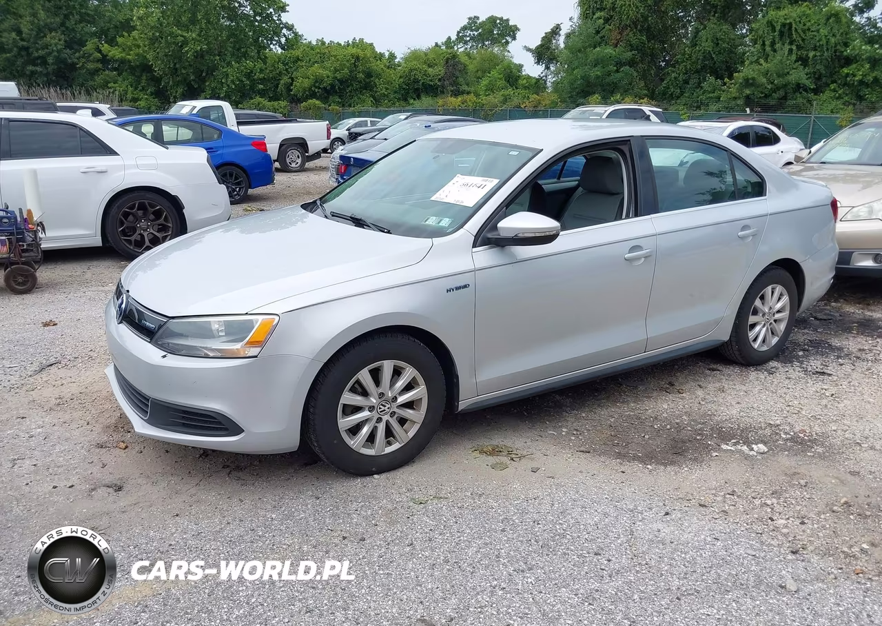 2013 Volkswagen Jetta Hybrid Se VIN:3VW637AJ3DM308815 - 2