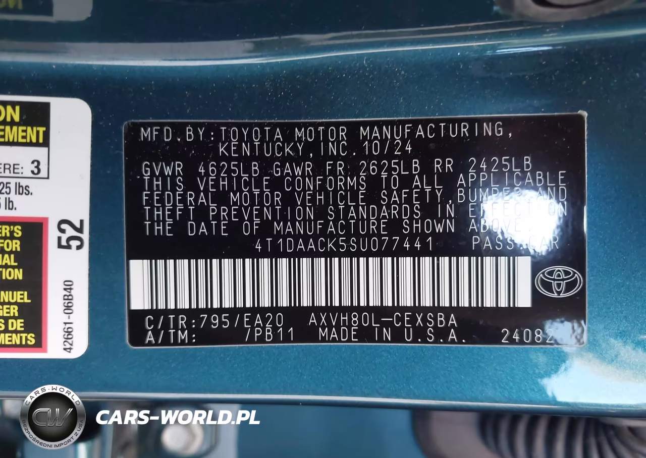 2025 Toyota Camry Se VIN:4T1DAACK5SU077441 - 9